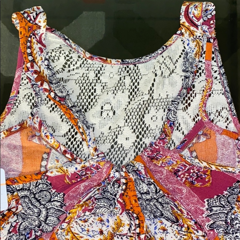 NWT! Sz Small left! Free People Trapeze Mini Dress - Picture 9 of 14